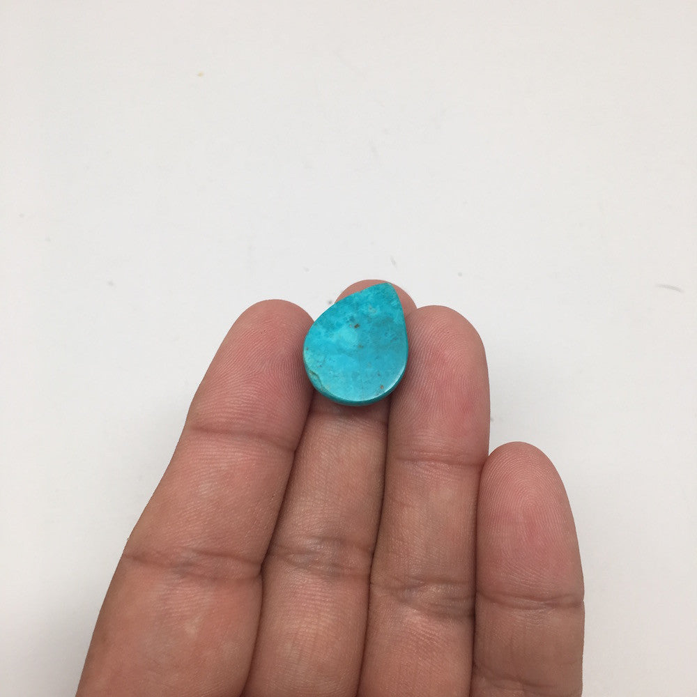 11 cts Natural Teardrop Shape Chrysocolla Cabochon From Mexico, CC24 - watangem.com