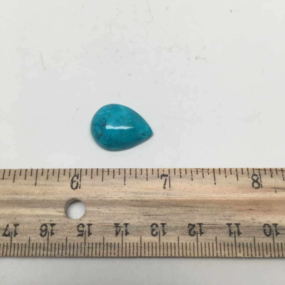 11 cts Natural Teardrop Shape Chrysocolla Cabochon From Mexico, CC24 - watangem.com