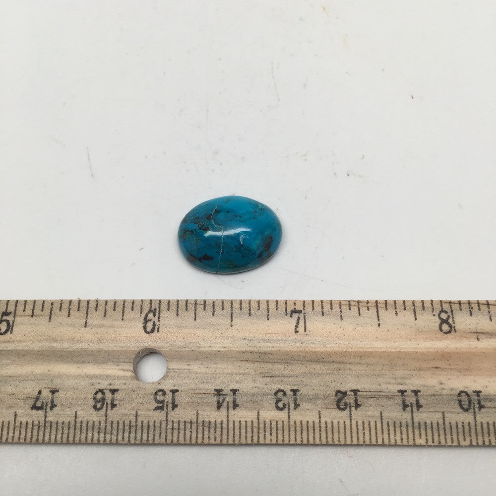 18.5 cts Natural Oval Shape Flat Bottom Chrysocolla Cabochon From Mexico, CC26 - watangem.com