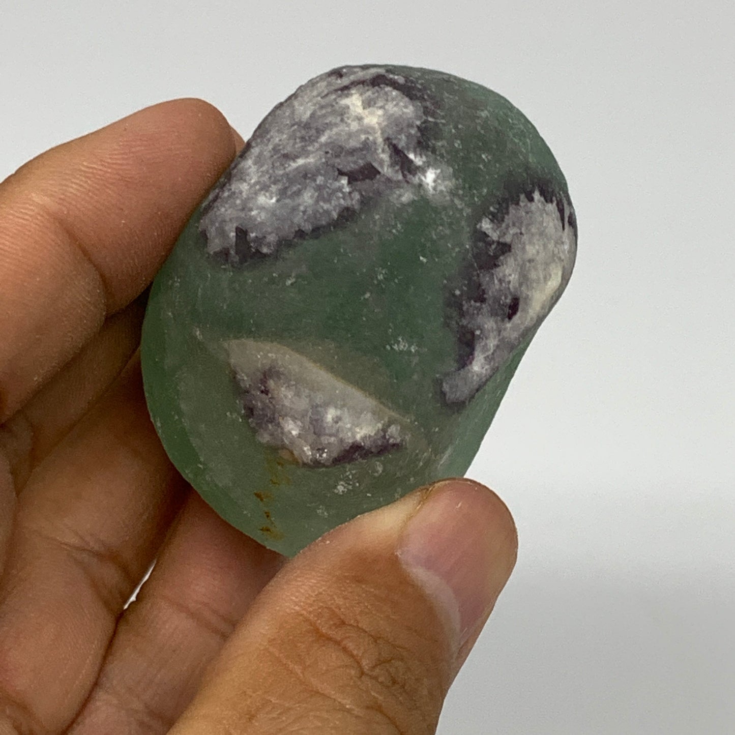 143.9g, 2"x1.9"x1.4" Fluorite Tumbled Rough Home Decor @Mexico, B18658