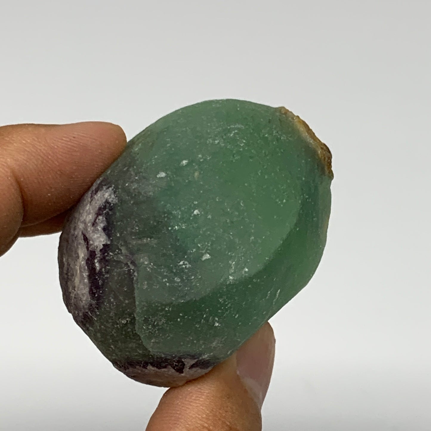 143.9g, 2"x1.9"x1.4" Fluorite Tumbled Rough Home Decor @Mexico, B18658