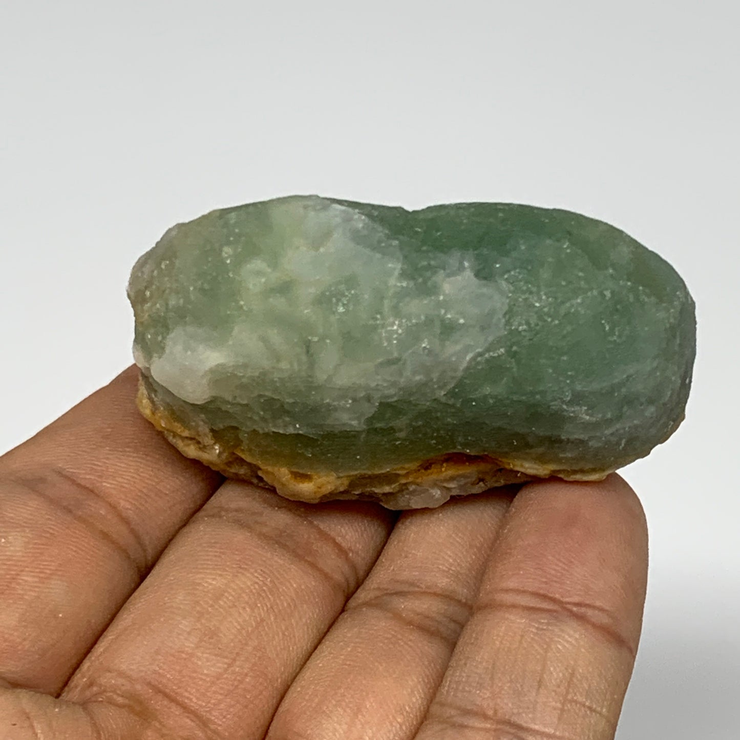 69.8g, 2"x1.4"x1" Fluorite Tumbled Rough Home Decor @Mexico, B18659