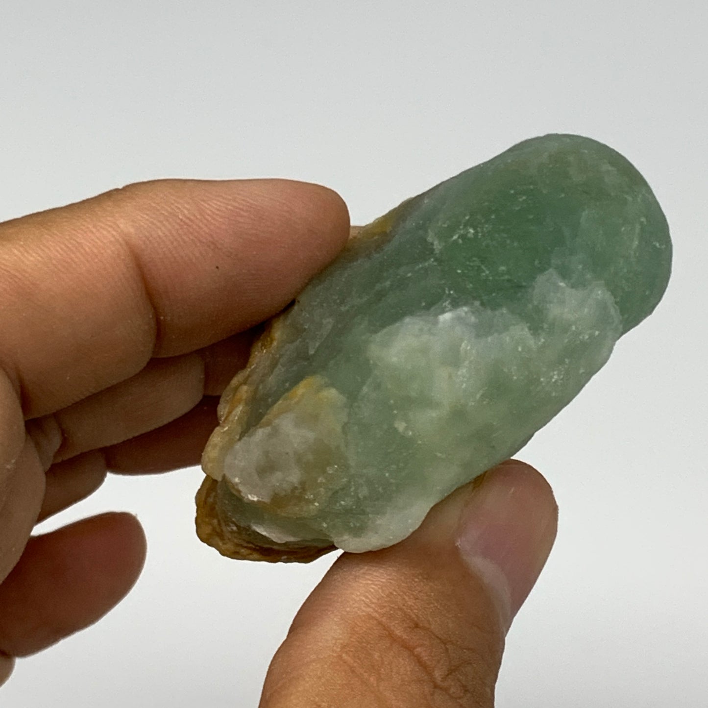 69.8g, 2"x1.4"x1" Fluorite Tumbled Rough Home Decor @Mexico, B18659