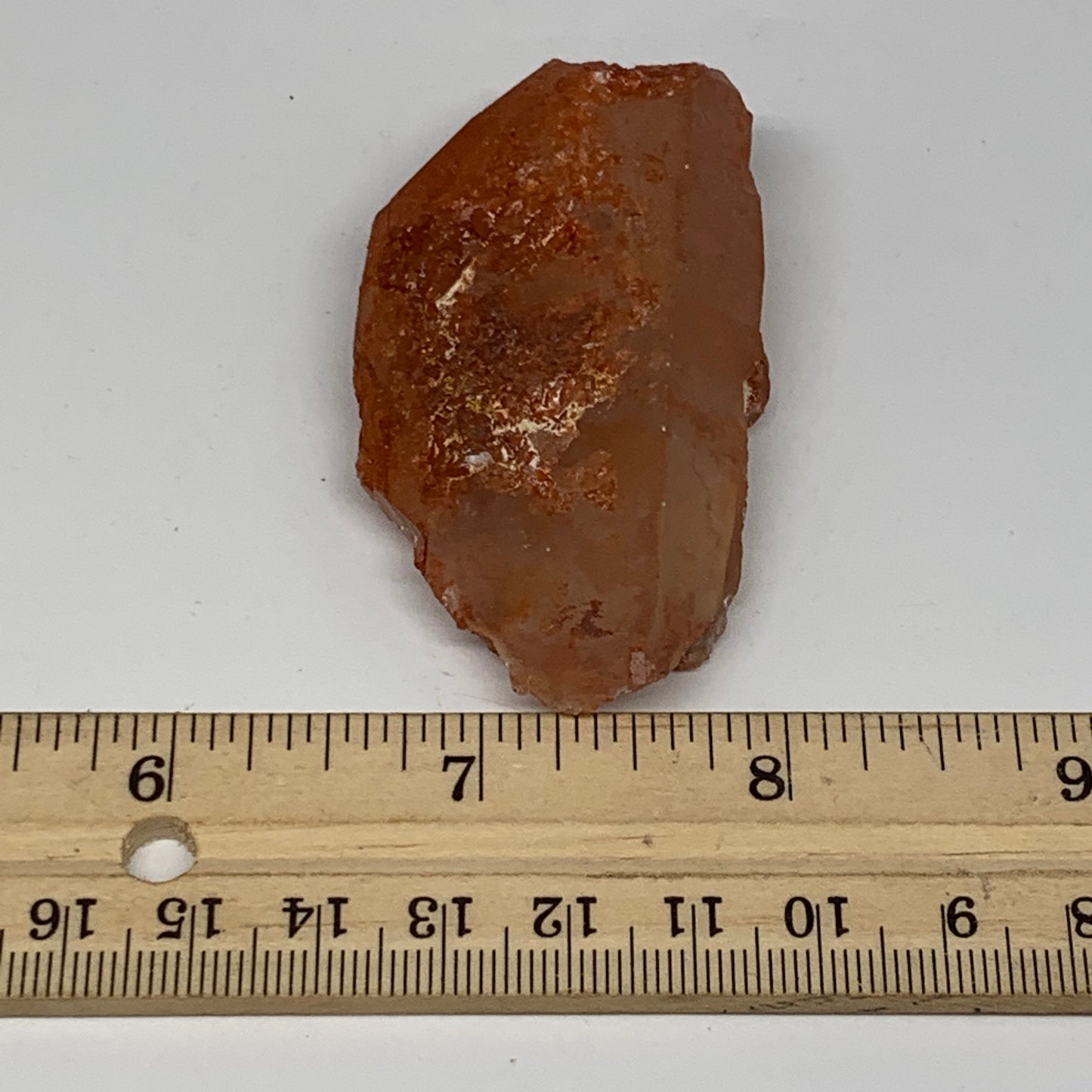 53.2g, 2.8"x1.5"x0.8", Natural Red Quartz Crystal Terminated @Morocco, B11424