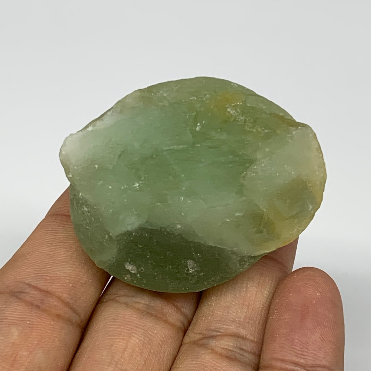 82g, 1.9"x1.5"x1.1" Fluorite Tumbled Rough Home Decor @Mexico, B18664