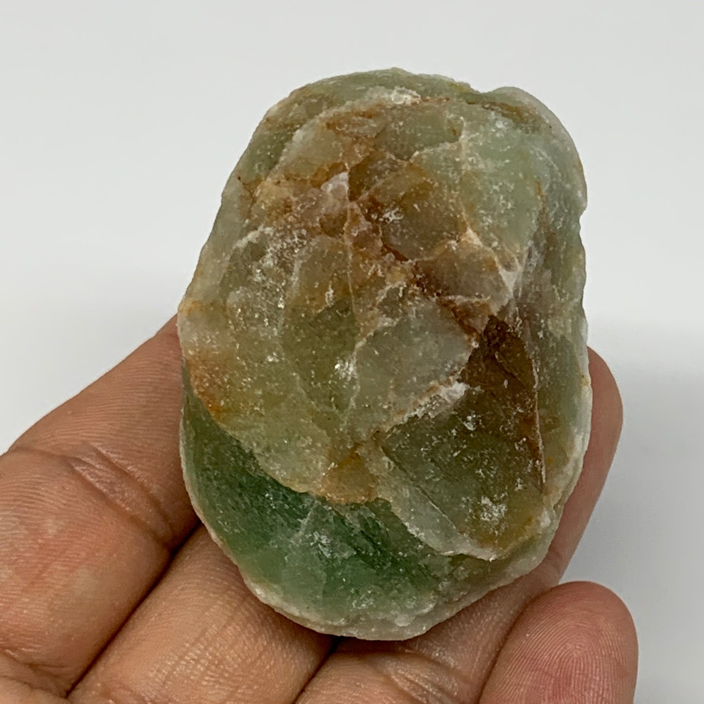 125.7g, 2.2"x1.6"x1.4" Fluorite Tumbled Rough Home Decor @Mexico, B18674