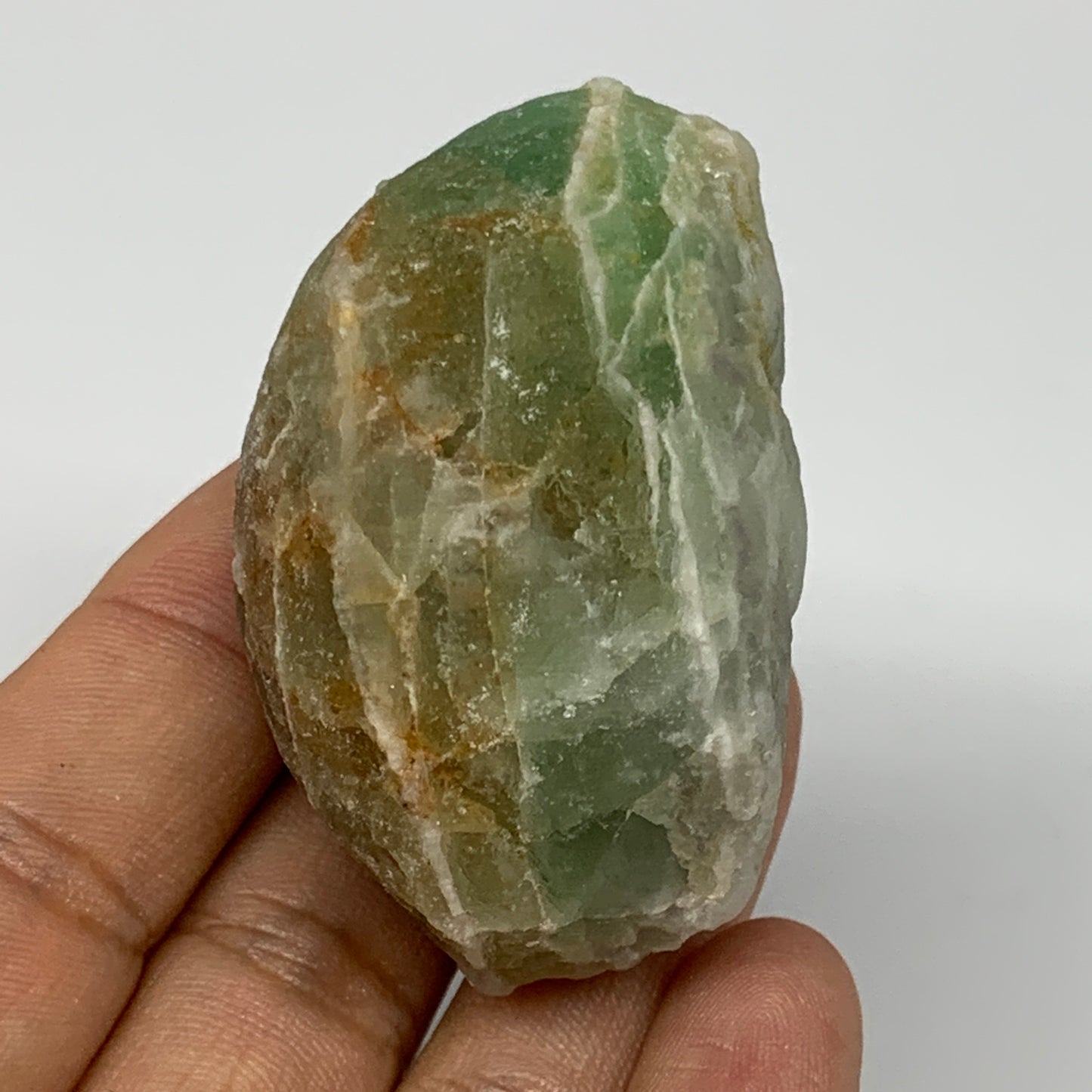 125.7g, 2.2"x1.6"x1.4" Fluorite Tumbled Rough Home Decor @Mexico, B18674