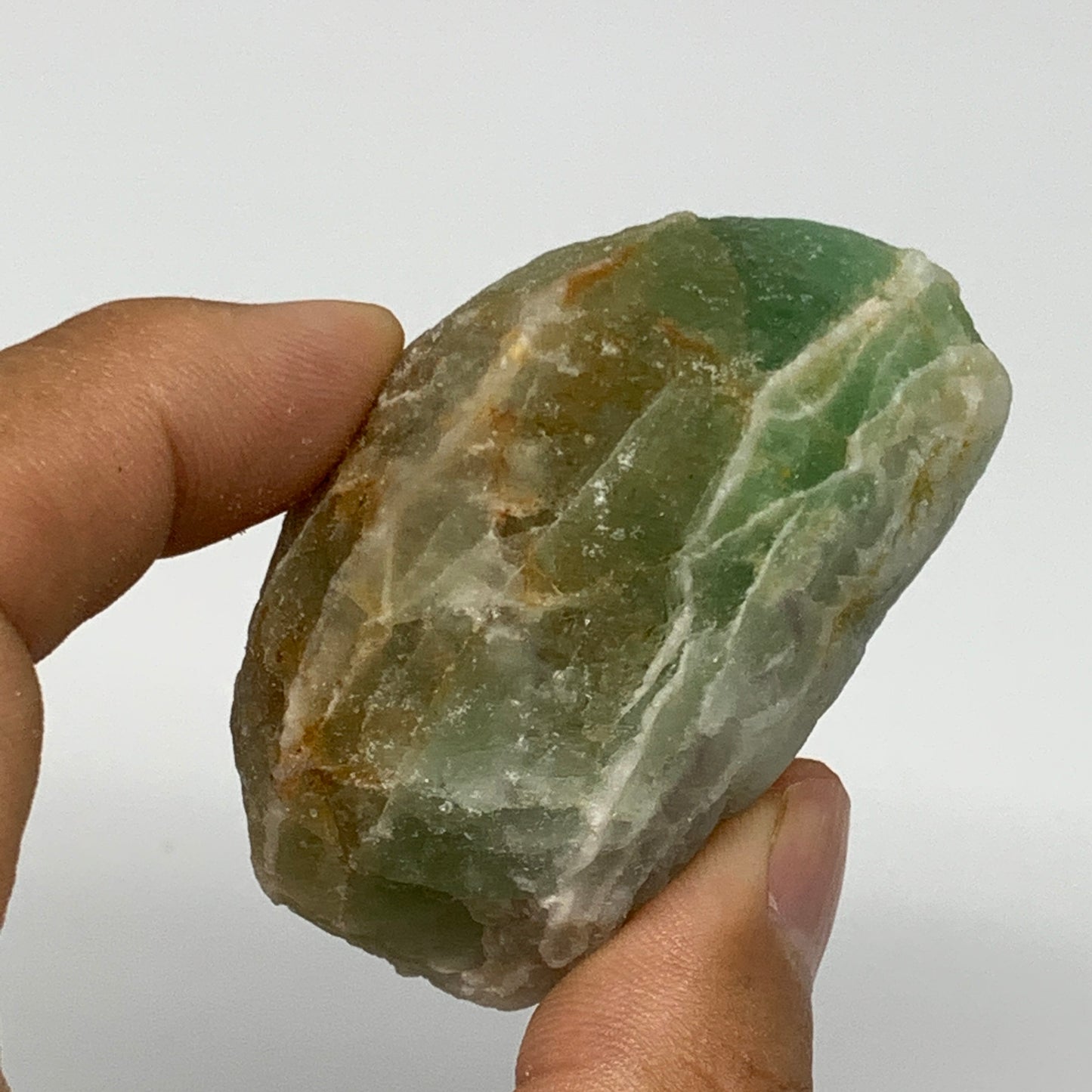 125.7g, 2.2"x1.6"x1.4" Fluorite Tumbled Rough Home Decor @Mexico, B18674