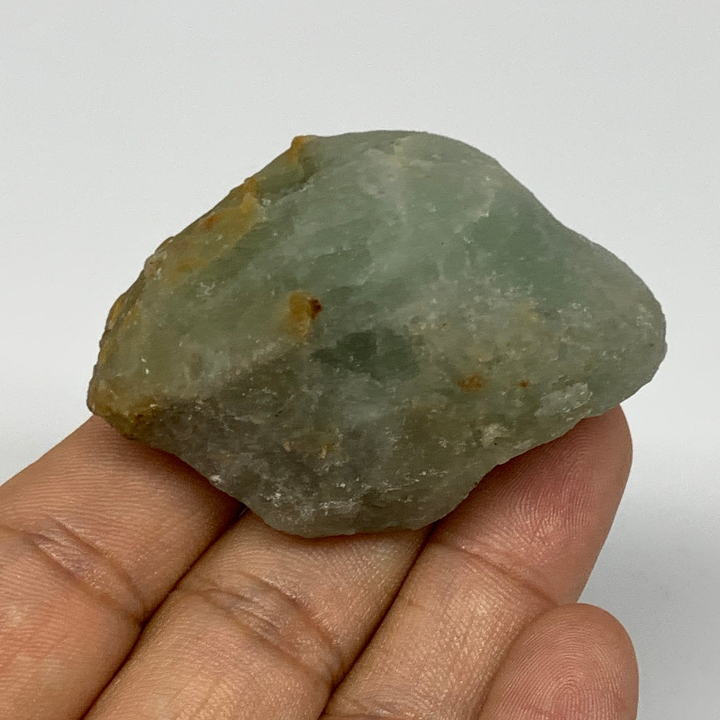 82g, 2.1"x1.5"x1.2" Fluorite Tumbled Rough Home Decor @Mexico, B18675