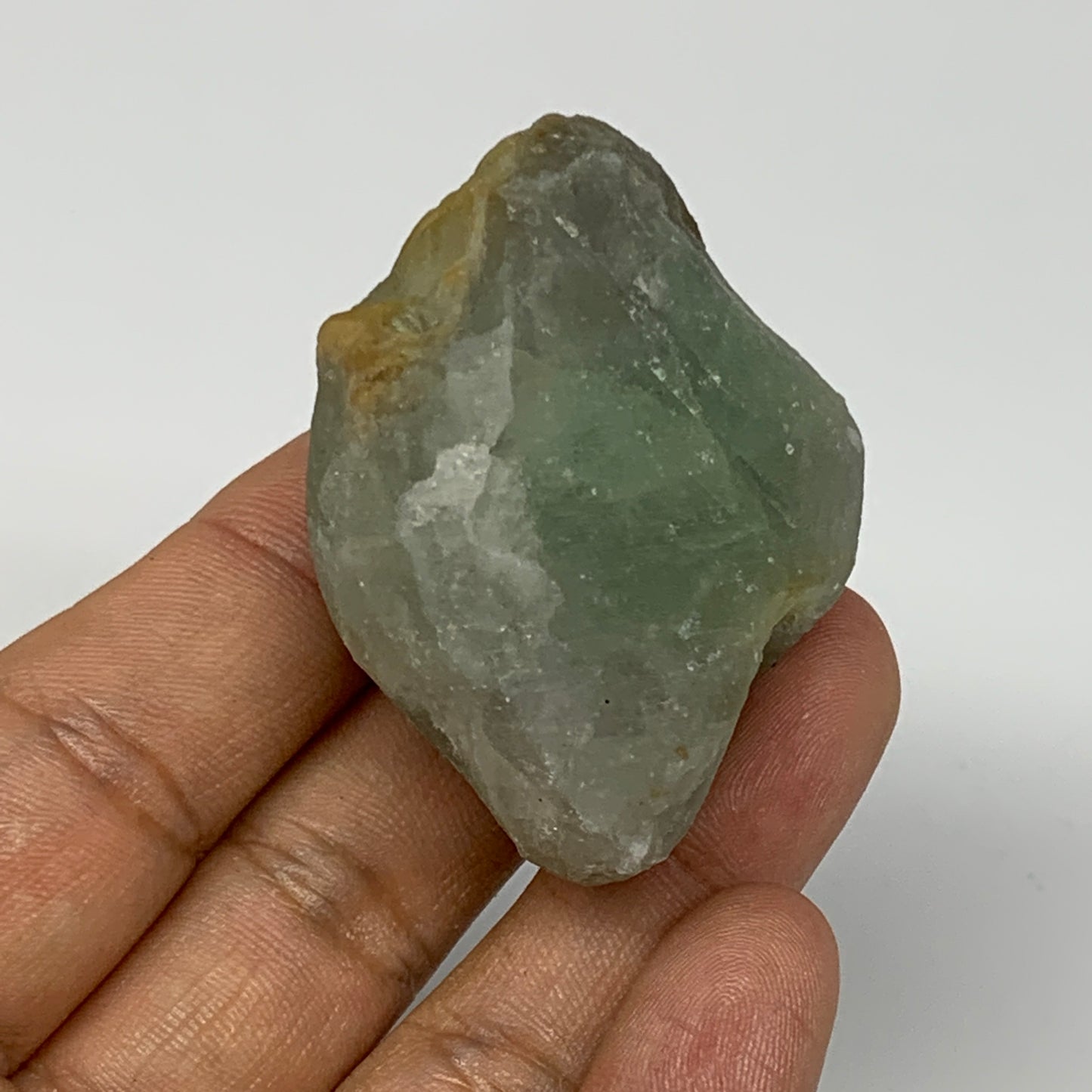 82g, 2.1"x1.5"x1.2" Fluorite Tumbled Rough Home Decor @Mexico, B18675