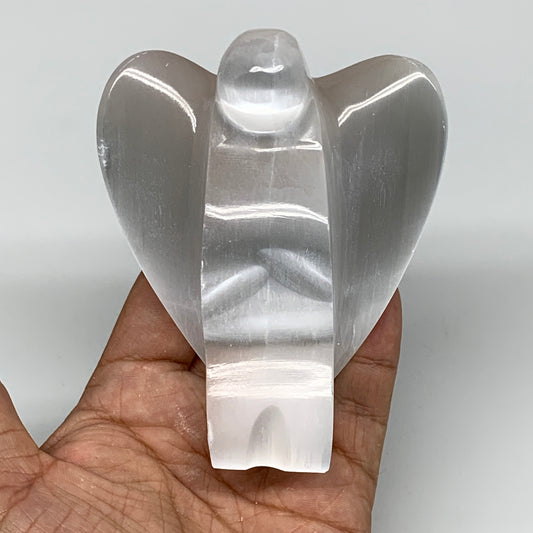 281.7g, 3.9"x3.2"x1.6"Natural Selenite (Satin Spar) Angel Crystal @Morocco,B8940