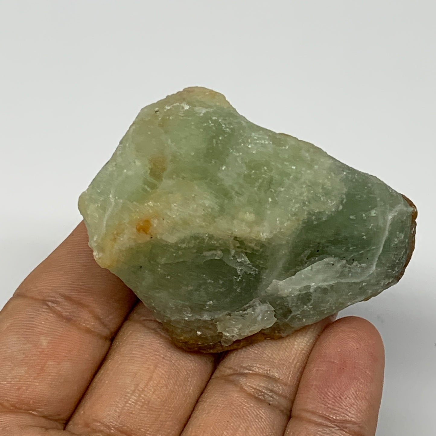 93g, 2.4"x1.6"x1.2" Fluorite Tumbled Rough Home Decor @Mexico, B18679