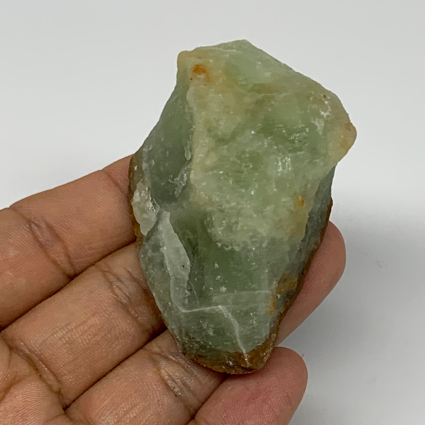 93g, 2.4"x1.6"x1.2" Fluorite Tumbled Rough Home Decor @Mexico, B18679