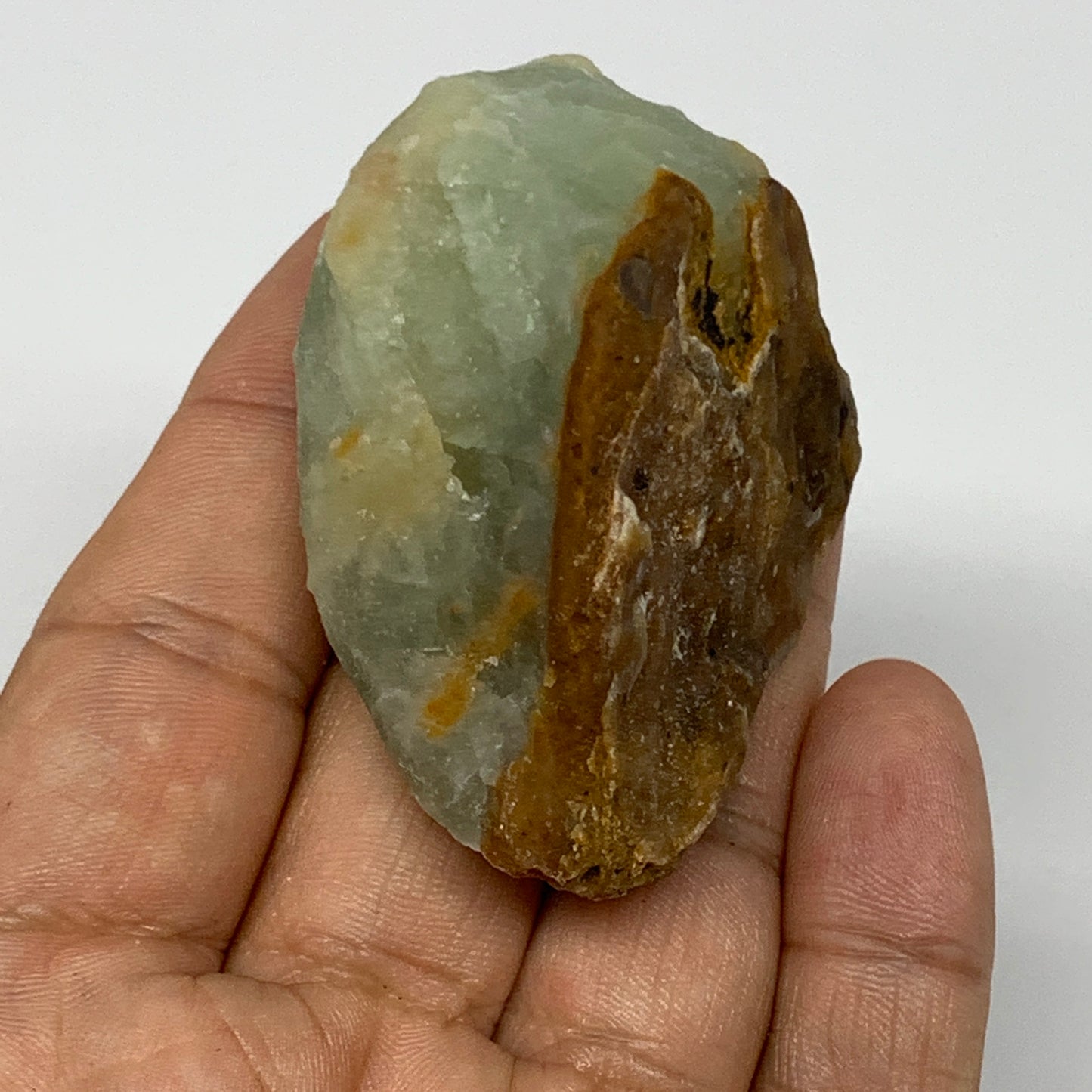 93g, 2.4"x1.6"x1.2" Fluorite Tumbled Rough Home Decor @Mexico, B18679