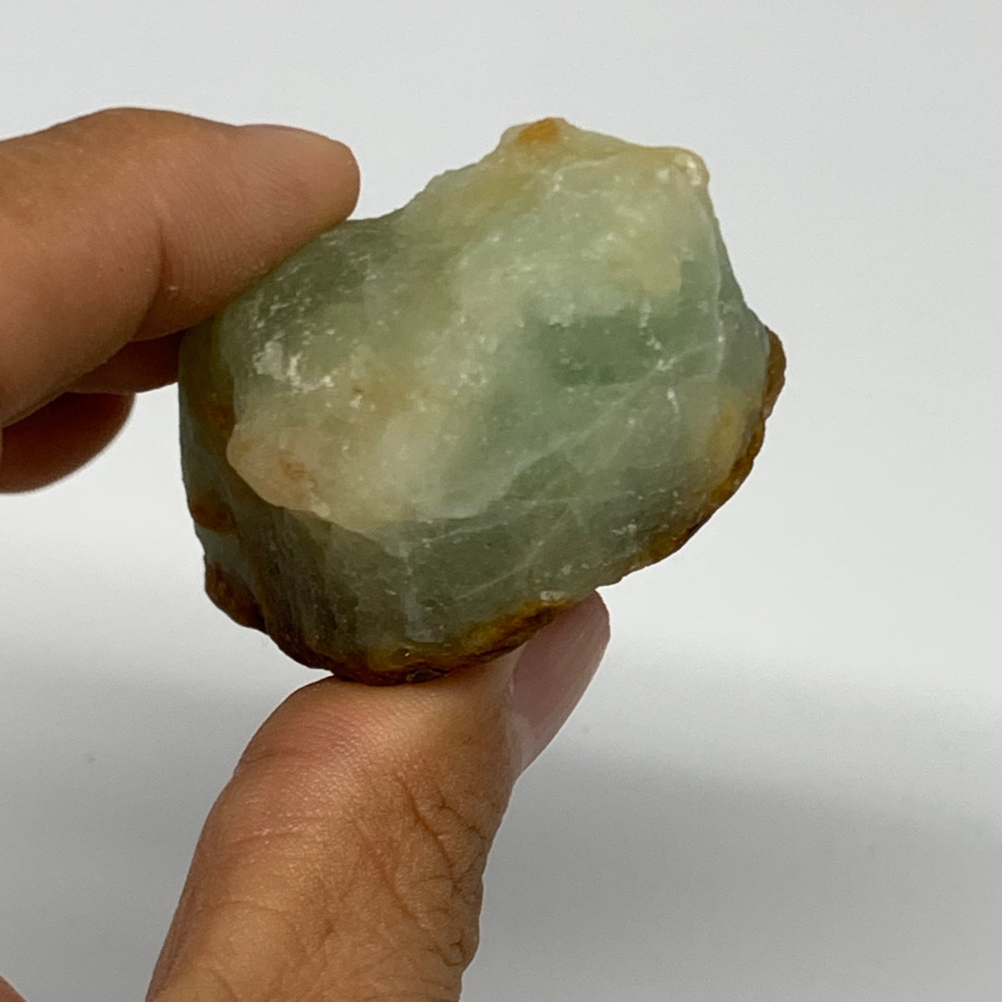 93g, 2.4"x1.6"x1.2" Fluorite Tumbled Rough Home Decor @Mexico, B18679