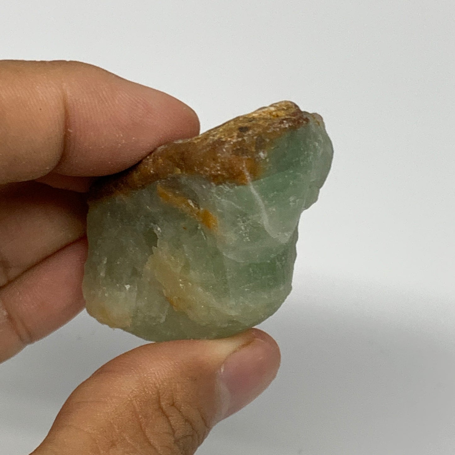 93g, 2.4"x1.6"x1.2" Fluorite Tumbled Rough Home Decor @Mexico, B18679