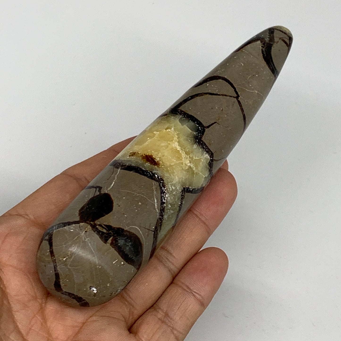 191.3g,5.4"x1.2" Natural Septarian Wand Stick, Home Decor, Collectible, B6089