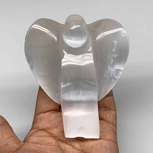 341.2g, 4"x3.3"x1.8"Natural Selenite (Satin Spar) Angel Crystal @Morocco,B8968