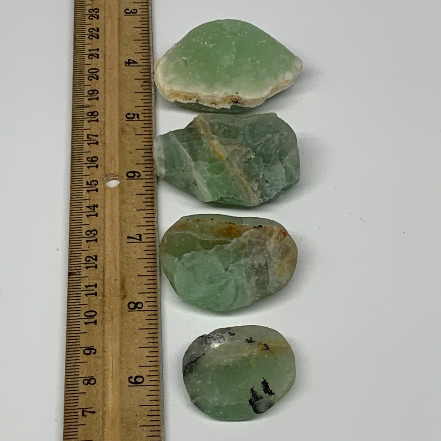 157.7g,1.2"-1.9", 4pcs, Fluorite Tumbled Rough/Semi- Polished @Mexico, B18716