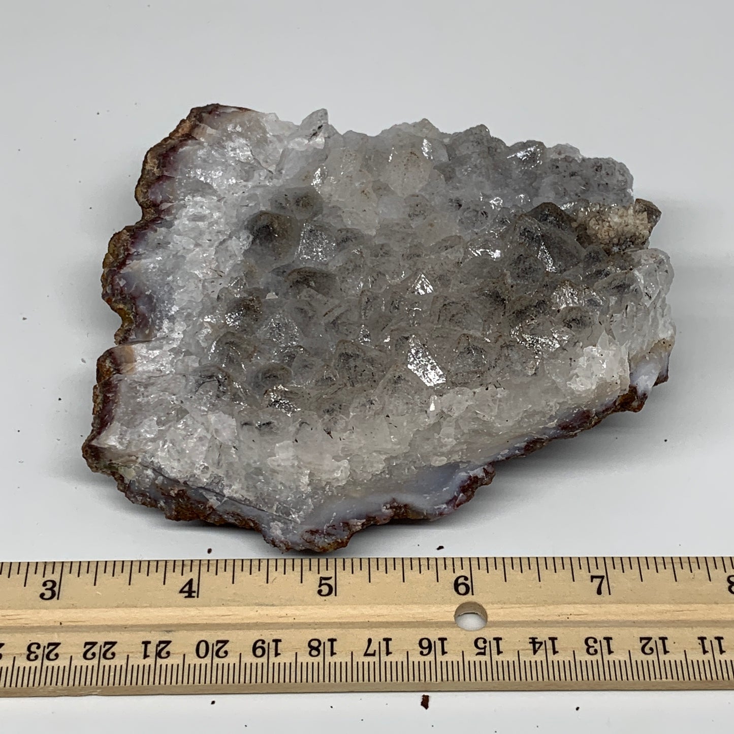 592g, 4.5"x4"x1.5", Rare Manganese Cluster With Quartz Mineral Specimen,B10660