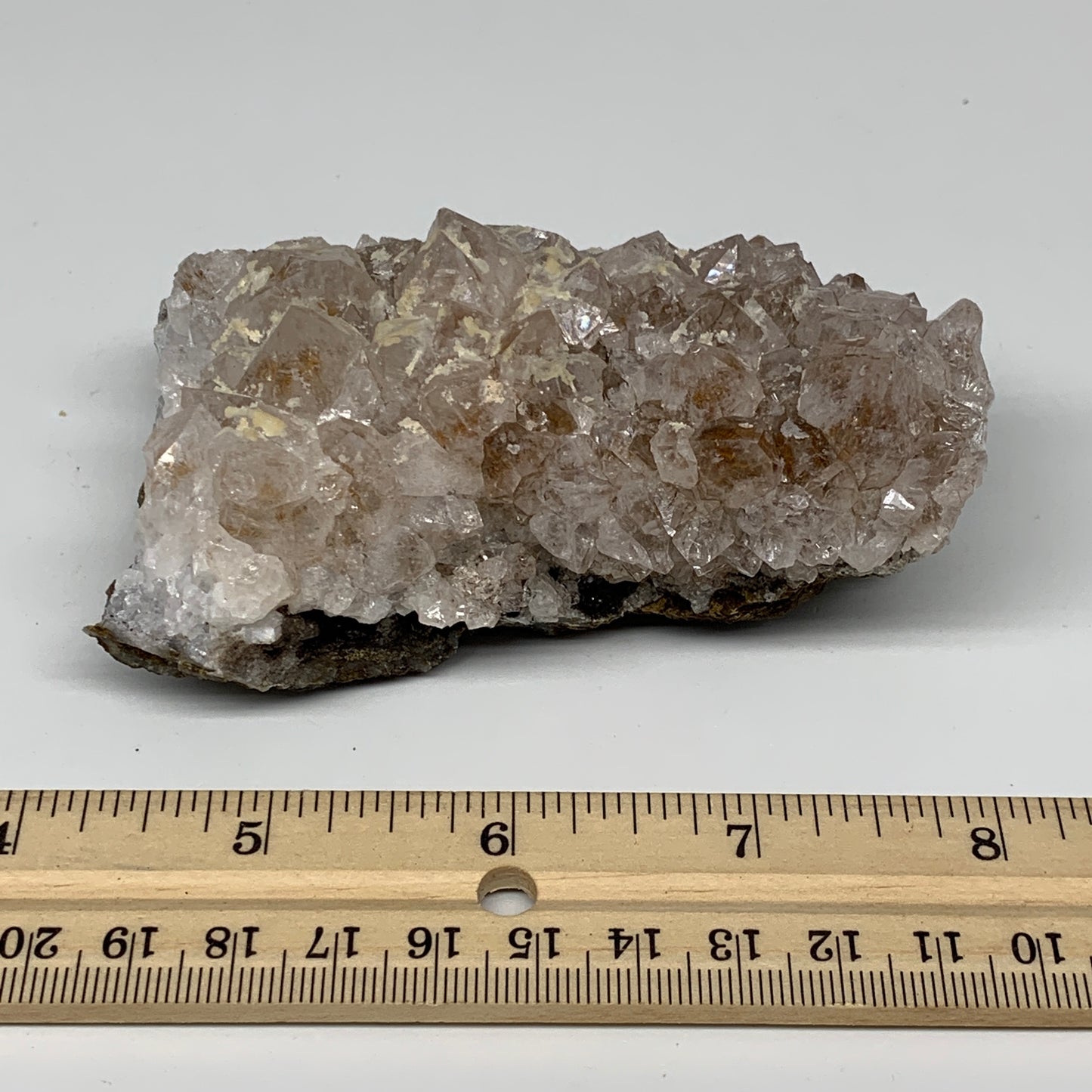 302g, 3.9"x2.3"x1.7", Rare Manganese Cluster With Quartz Mineral Specimen,B10664