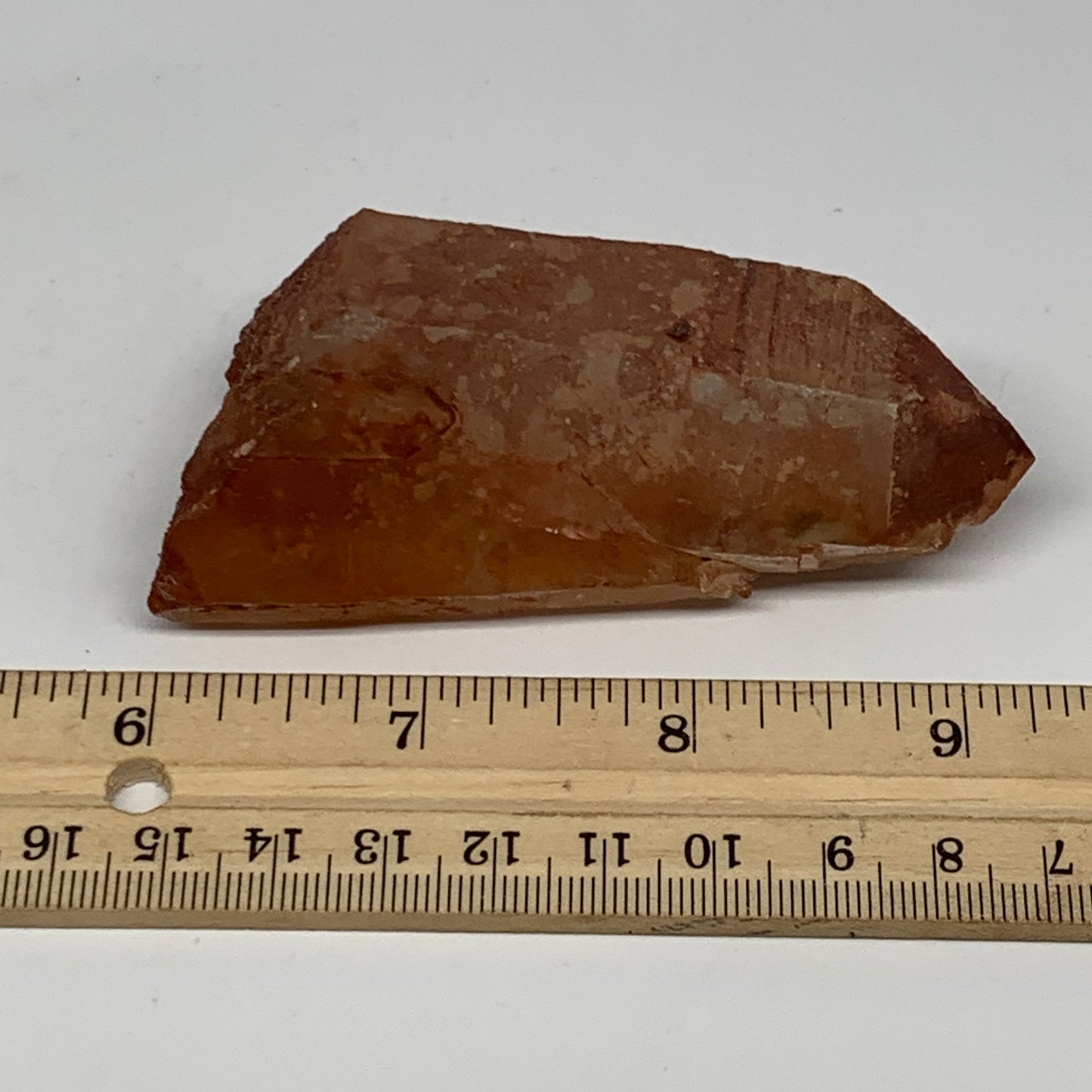 114.9g, 3.3"x1.7"x1.1", Natural Red Quartz Crystal Terminated @Morocco, B11501