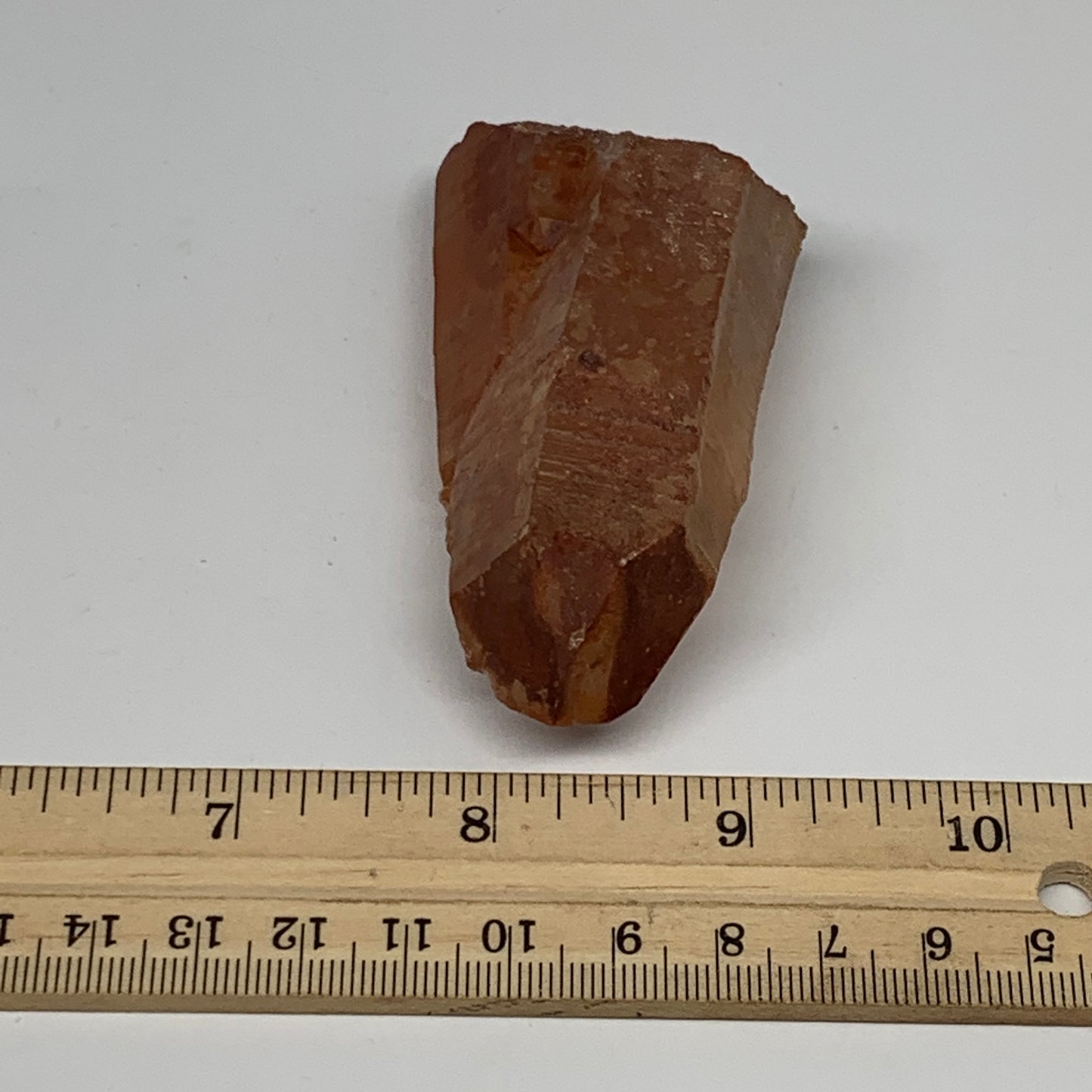 114.9g, 3.3"x1.7"x1.1", Natural Red Quartz Crystal Terminated @Morocco, B11501