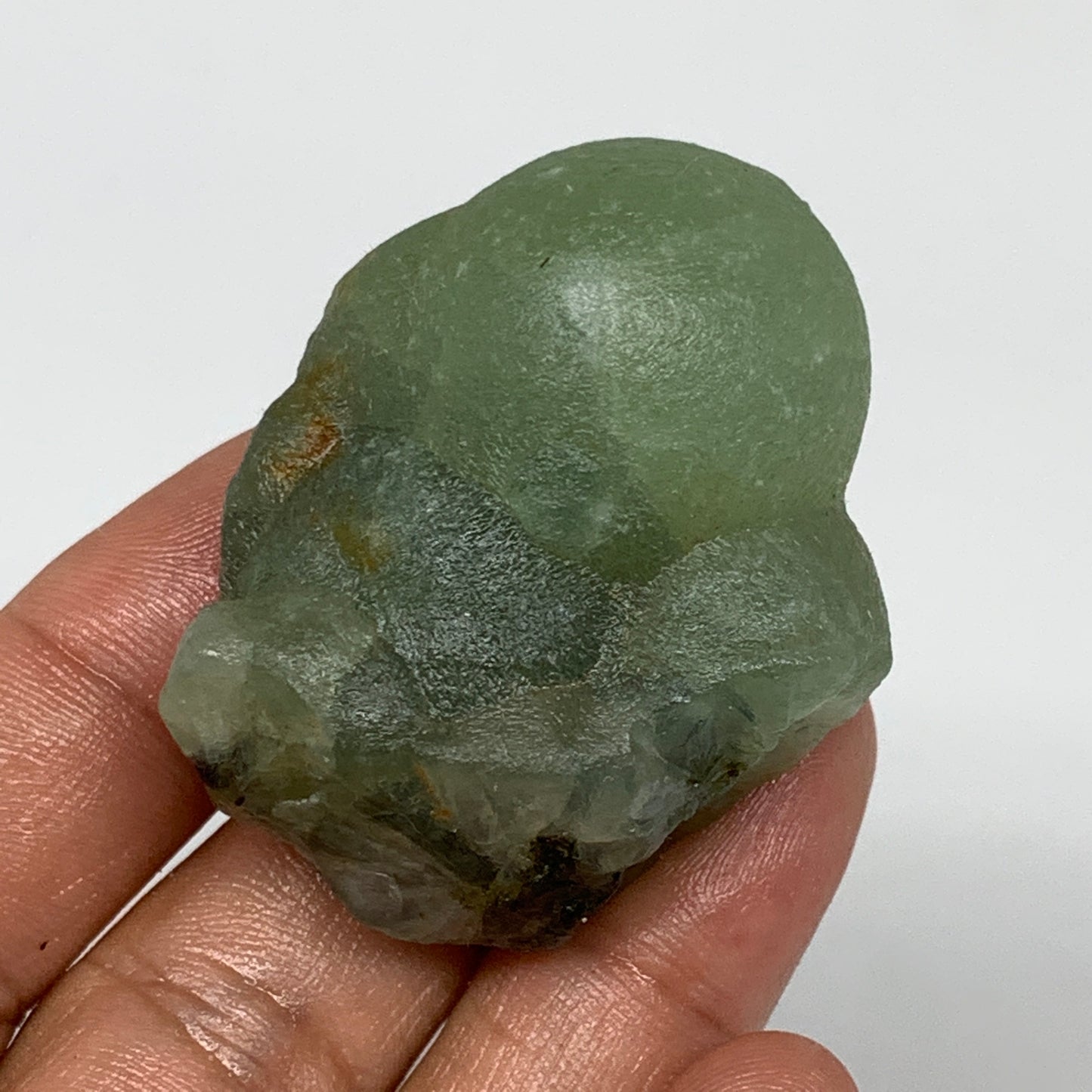 67.6g, 1.8"x1.4"x1.2" Prehnite With Epidote Inclusion Mineral Specimen, B7031