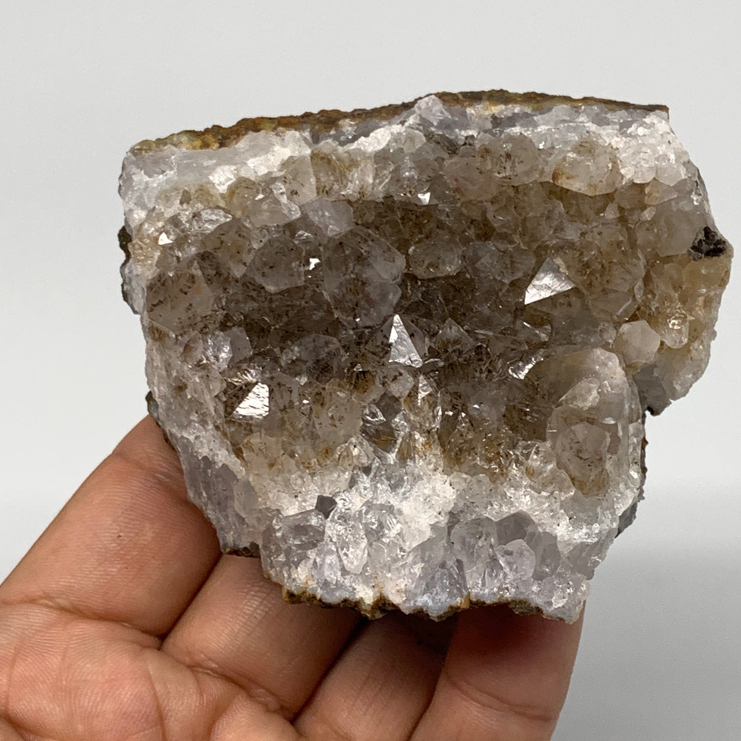 188g, 2.9"x2.7"x1", Rare Manganese Cluster With Quartz Mineral Specimen,B10670