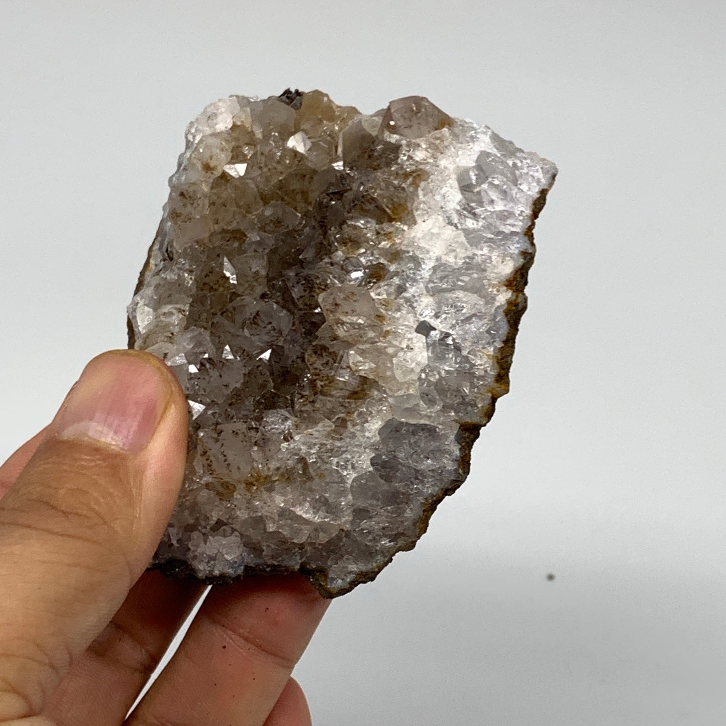 188g, 2.9"x2.7"x1", Rare Manganese Cluster With Quartz Mineral Specimen,B10670