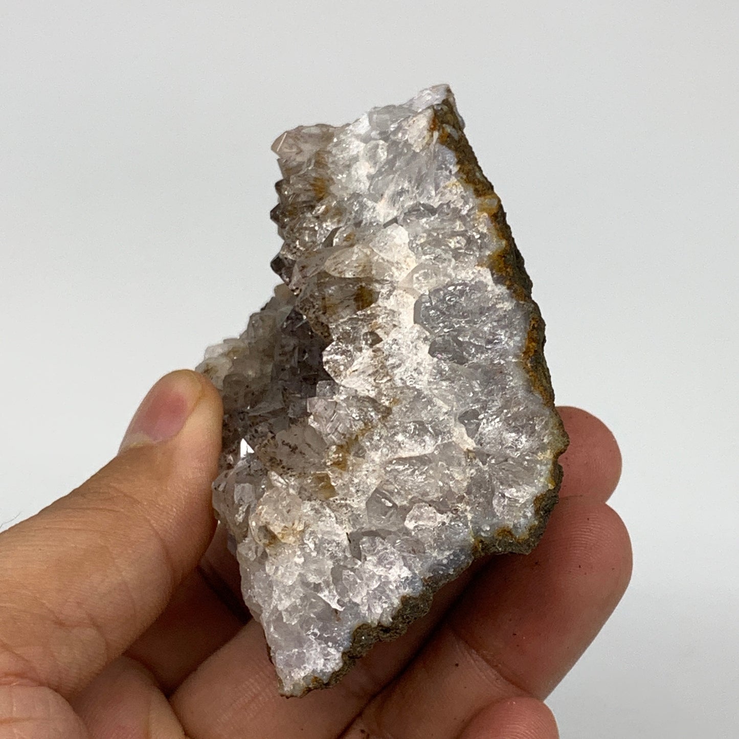 188g, 2.9"x2.7"x1", Rare Manganese Cluster With Quartz Mineral Specimen,B10670