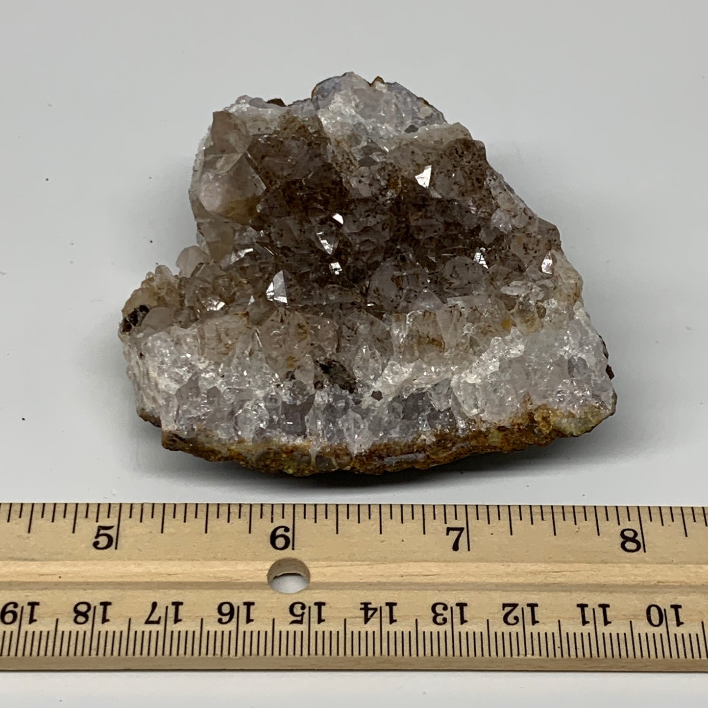 188g, 2.9"x2.7"x1", Rare Manganese Cluster With Quartz Mineral Specimen,B10670