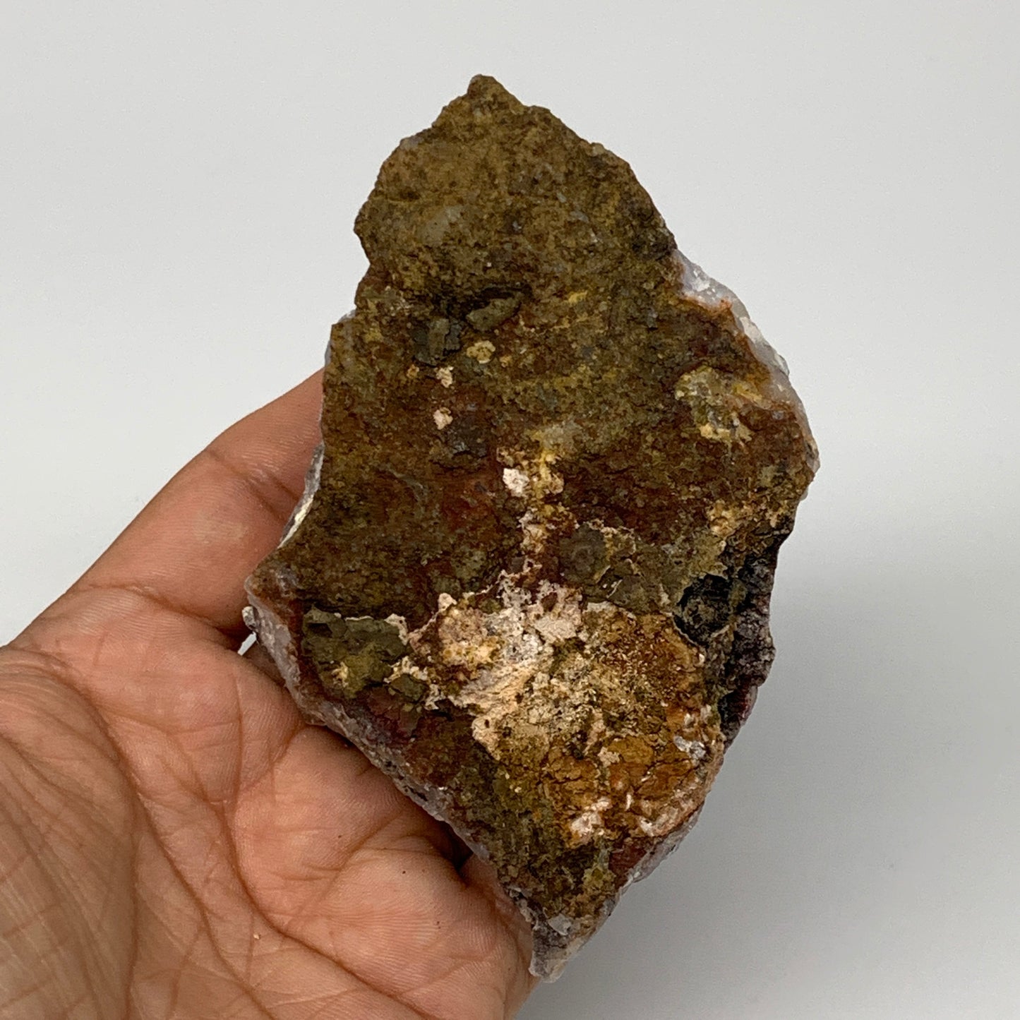 196g, 4.3"x2.5"x1.2", Rare Manganese Cluster With Quartz Mineral Specimen,B10671