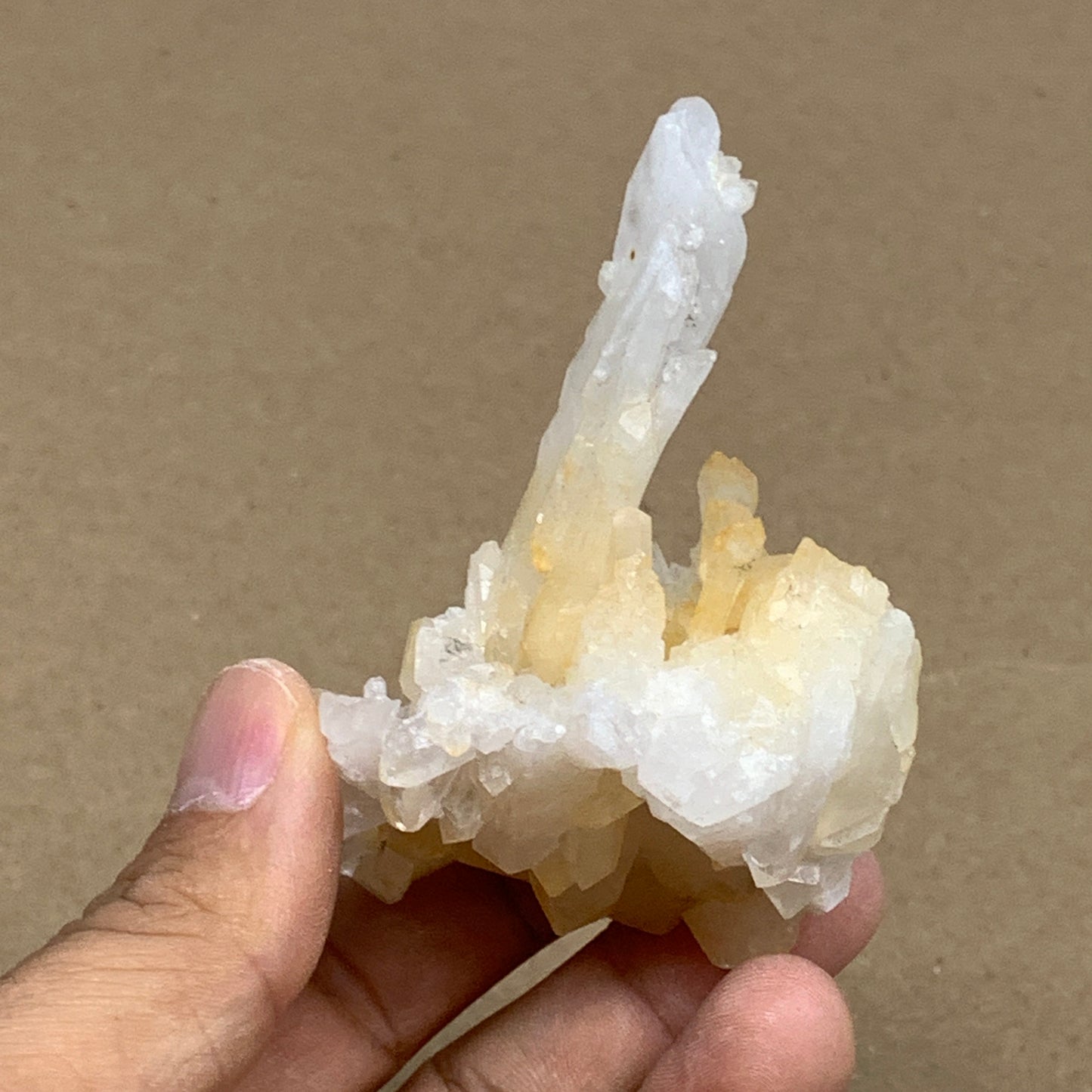 93.6g, 3.3"x1.9"x1.9", Faden Quartz Crystal Mineral,Specimen Terminated, B24901