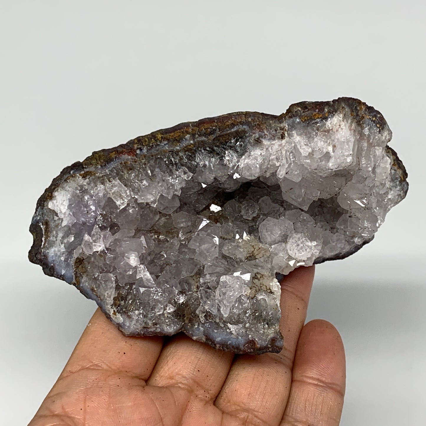 232.9g, 4.2"x2.5"x1.1", Rare Manganese Cluster With Quartz Mineral Specimen,B106