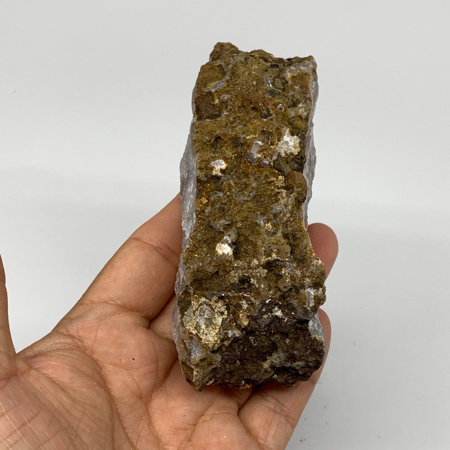 285.1g, 4.1"x1.6"x1.9", Rare Manganese Cluster With Quartz Mineral Specimen,B106