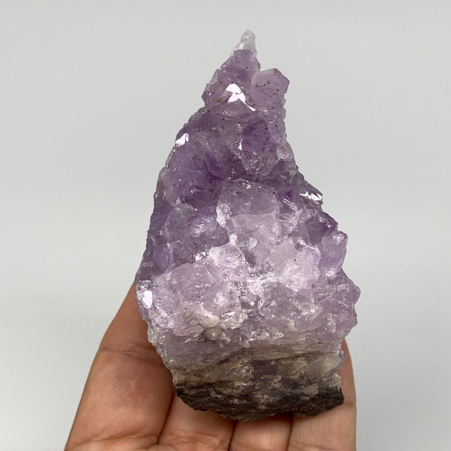 251.6g, 3.6"x1.9"x2.4", Natural Amethyst Cluster Mineral Specimen @Morocco,B1069