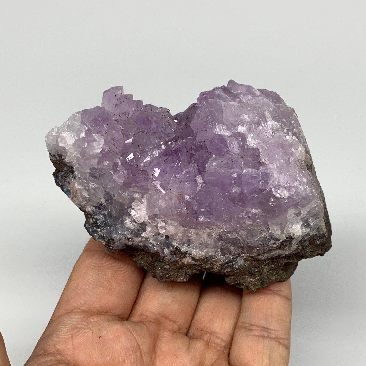 251.6g, 3.6"x1.9"x2.4", Natural Amethyst Cluster Mineral Specimen @Morocco,B1069