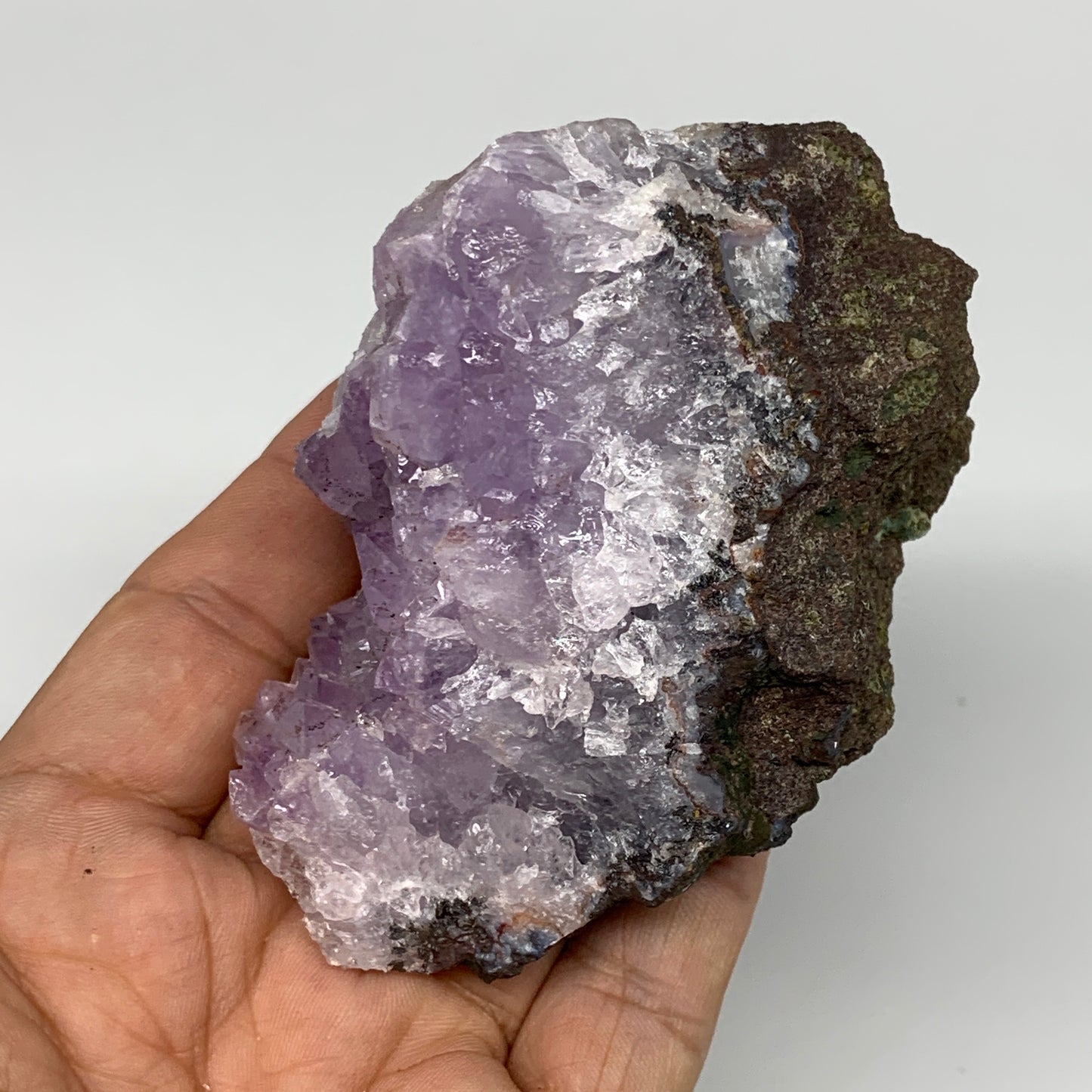 251.6g, 3.6"x1.9"x2.4", Natural Amethyst Cluster Mineral Specimen @Morocco,B1069