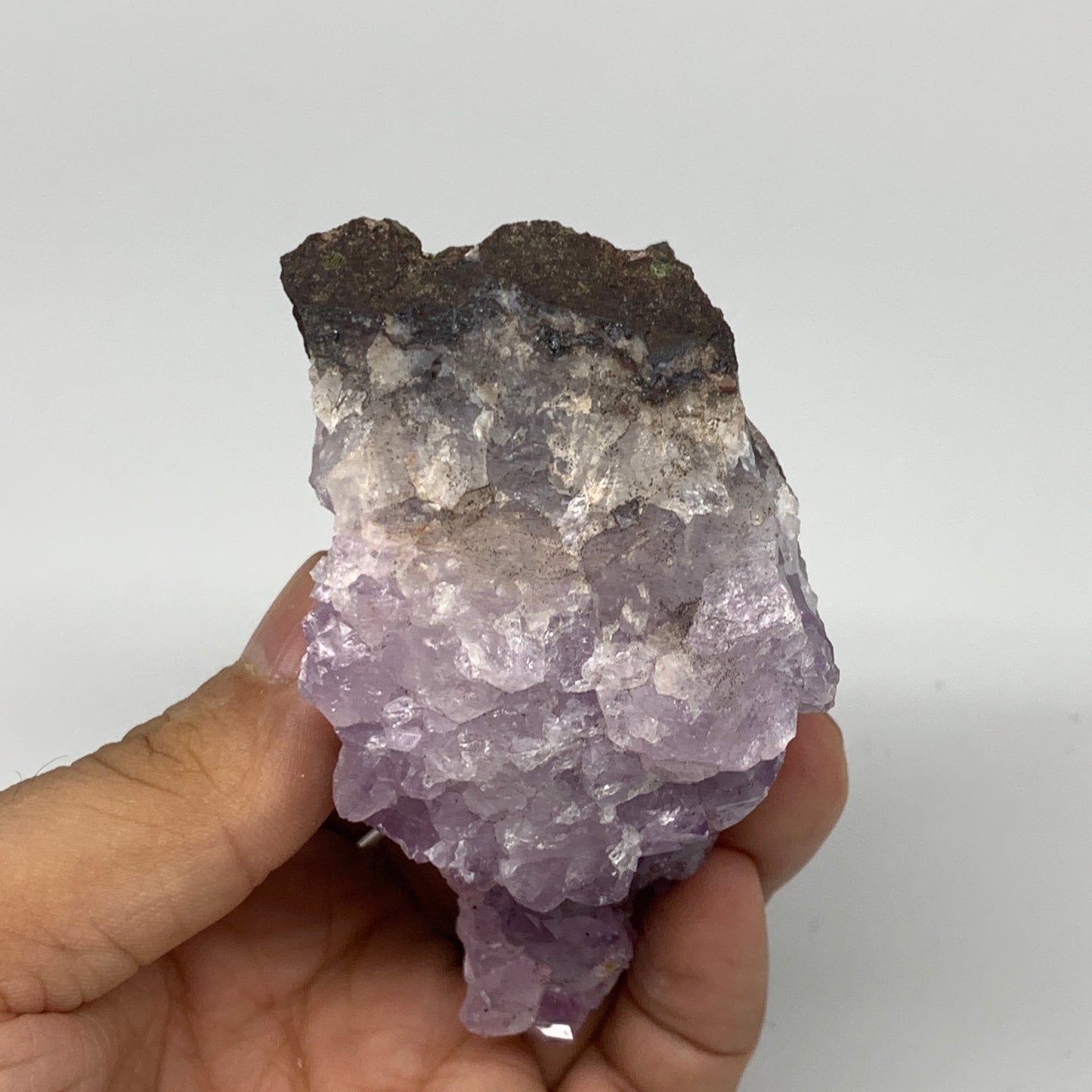 251.6g, 3.6"x1.9"x2.4", Natural Amethyst Cluster Mineral Specimen @Morocco,B1069