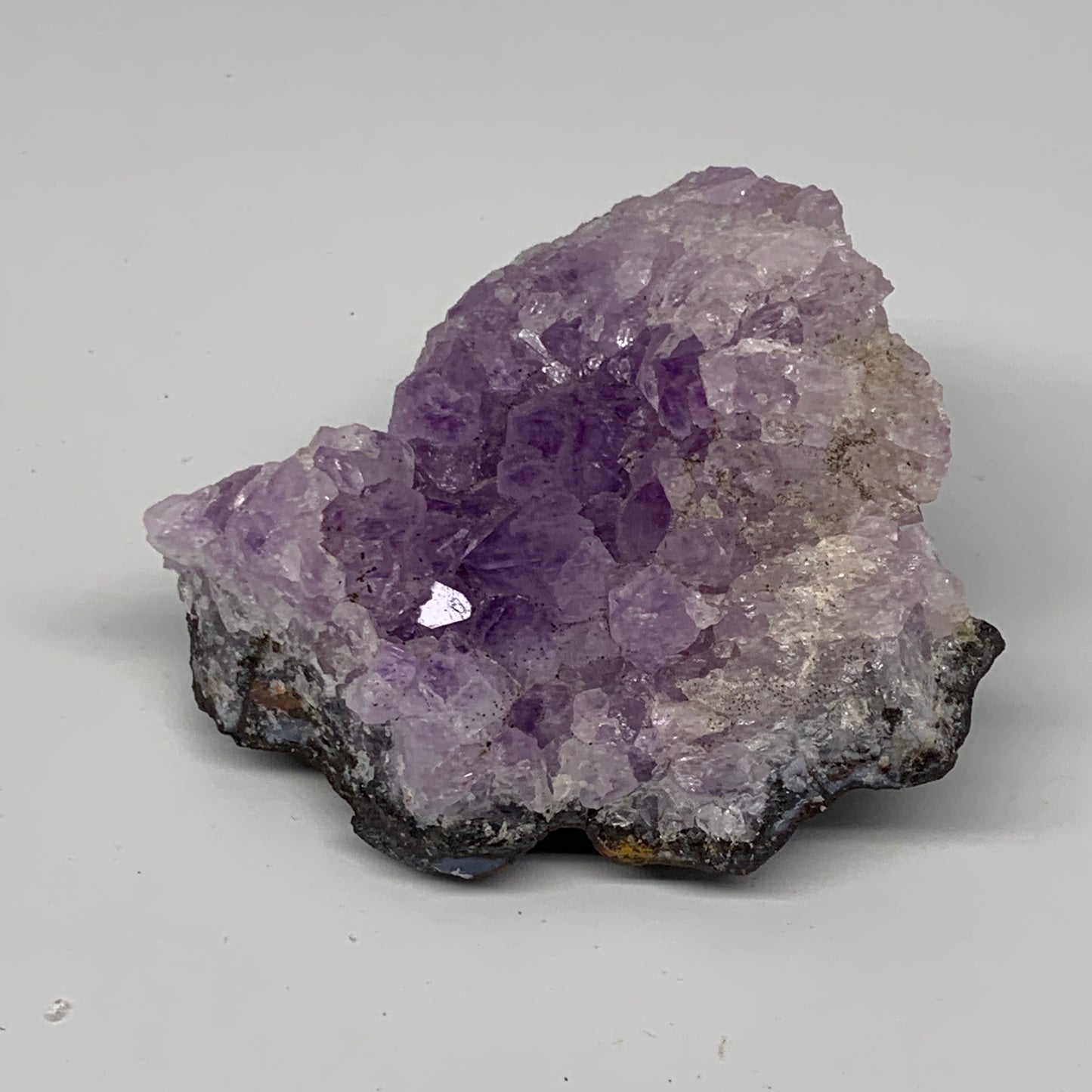 204.3g, 3"x2.8"x1.9", Natural Amethyst Cluster Mineral Specimen @Morocco,B10698