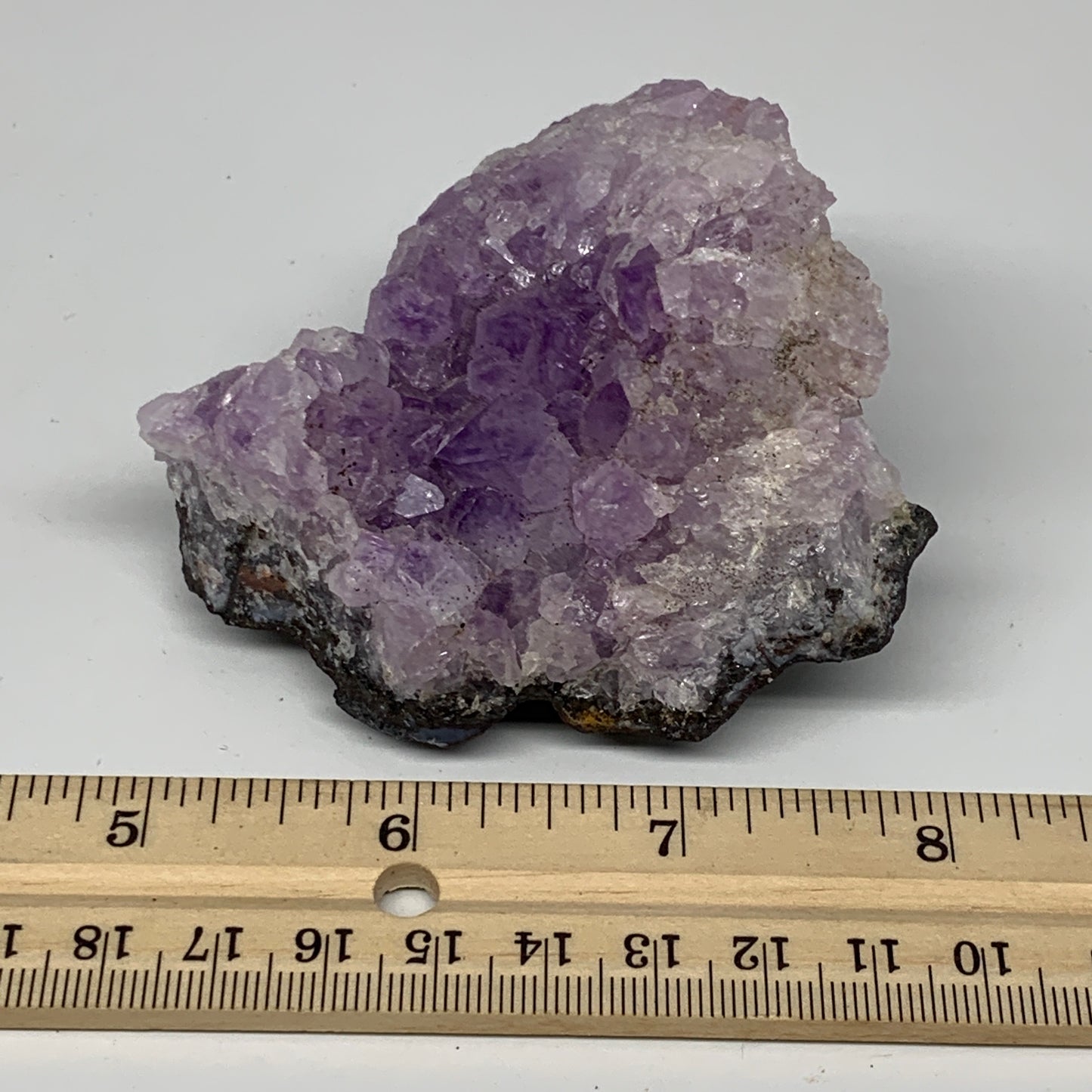 204.3g, 3"x2.8"x1.9", Natural Amethyst Cluster Mineral Specimen @Morocco,B10698