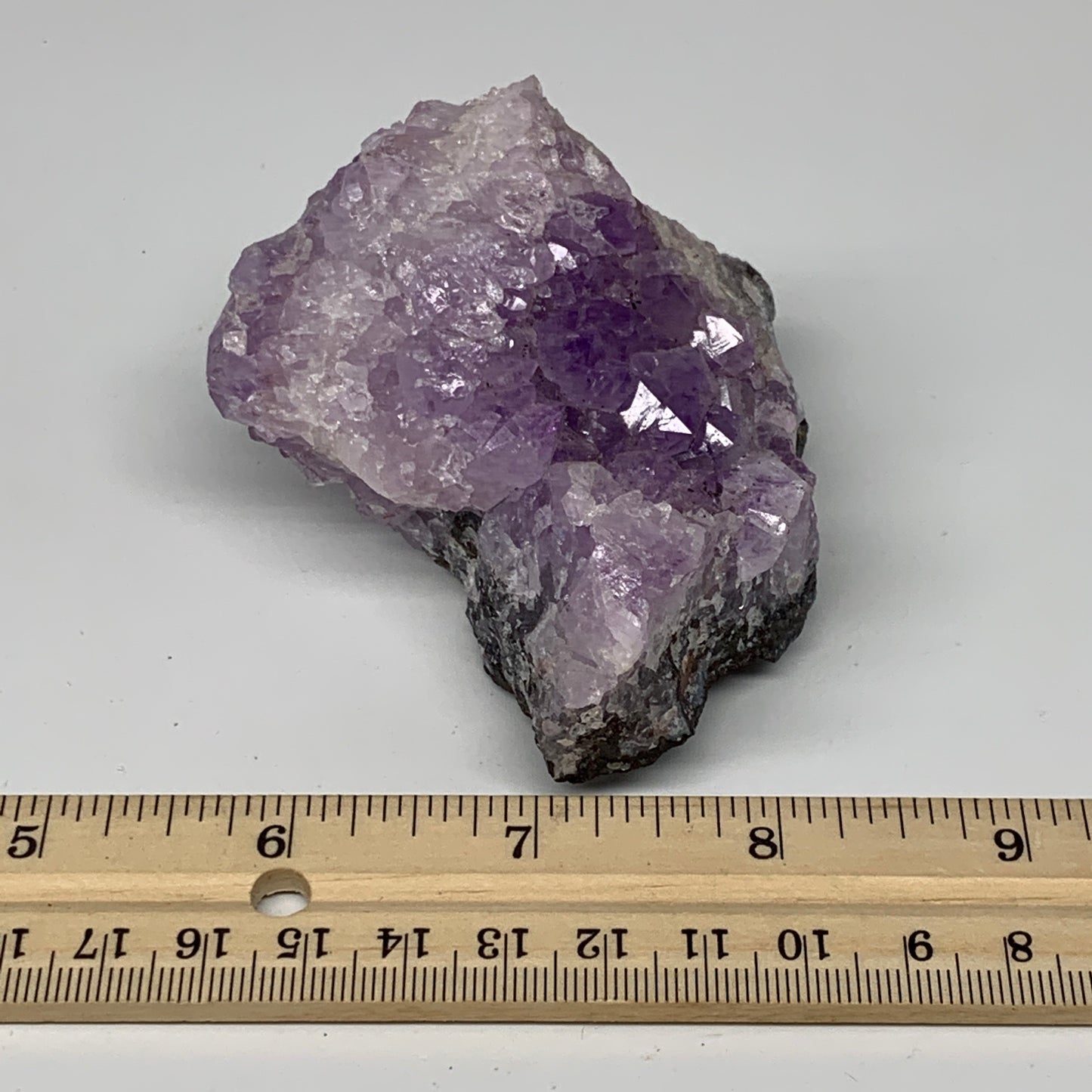 204.3g, 3"x2.8"x1.9", Natural Amethyst Cluster Mineral Specimen @Morocco,B10698