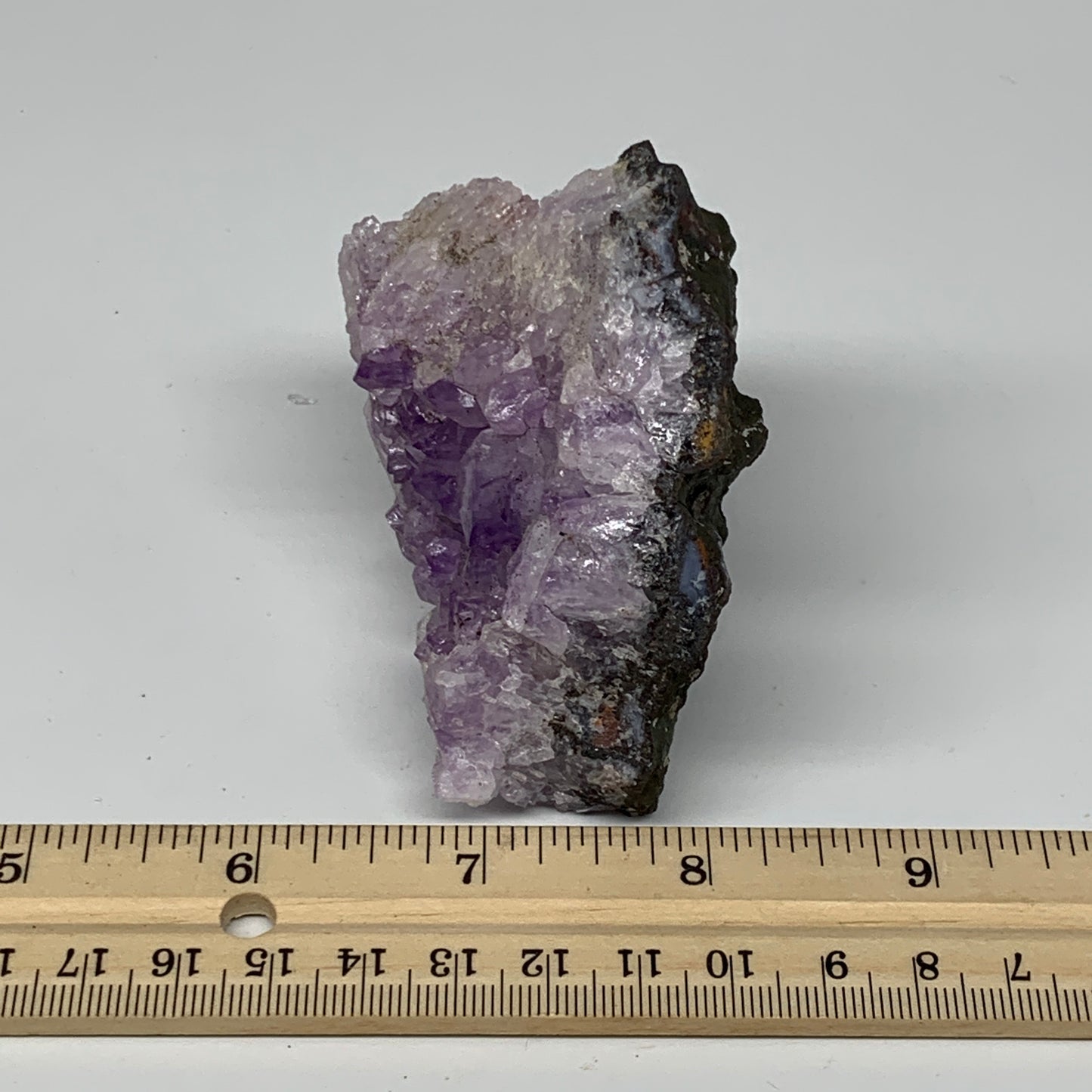 204.3g, 3"x2.8"x1.9", Natural Amethyst Cluster Mineral Specimen @Morocco,B10698