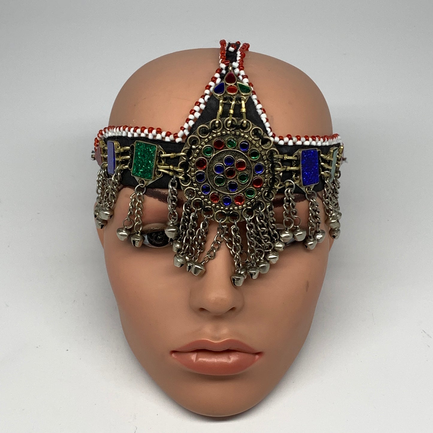85g, Kuchi Headdress Headpiece Afghan Ethnic Tribal Jingle Bells @Afghanistan, B