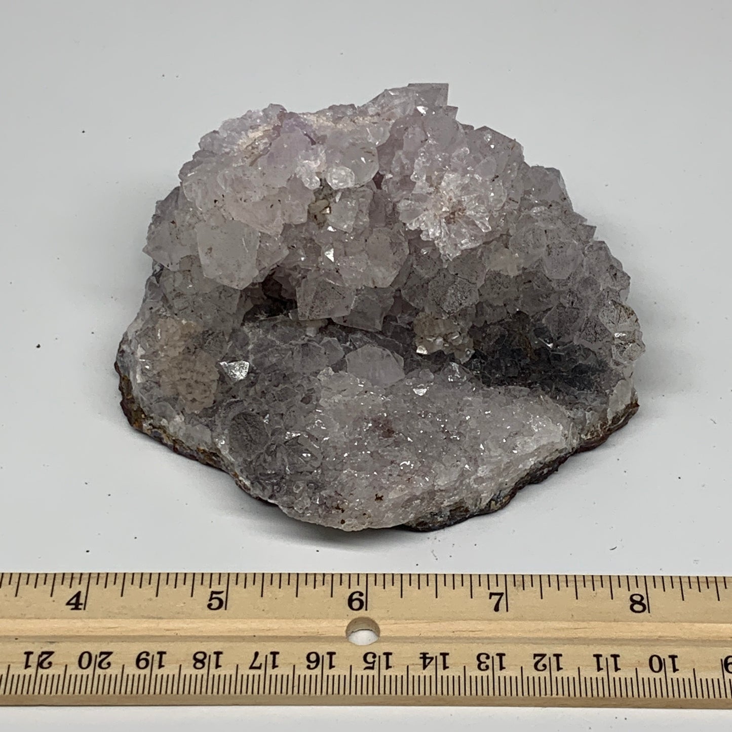 437.7g, 3.3"x3.8"x2.2", Rare Manganese Cluster With Quartz Mineral Specimen,B106