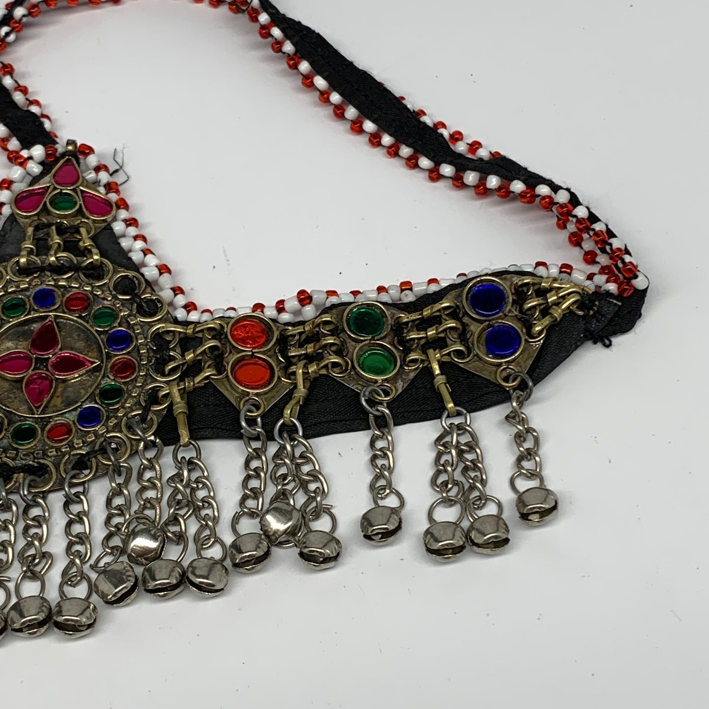 77.1g, Kuchi Headdress Headpiece Afghan Ethnic Tribal Jingle Bells @Afghanistan,