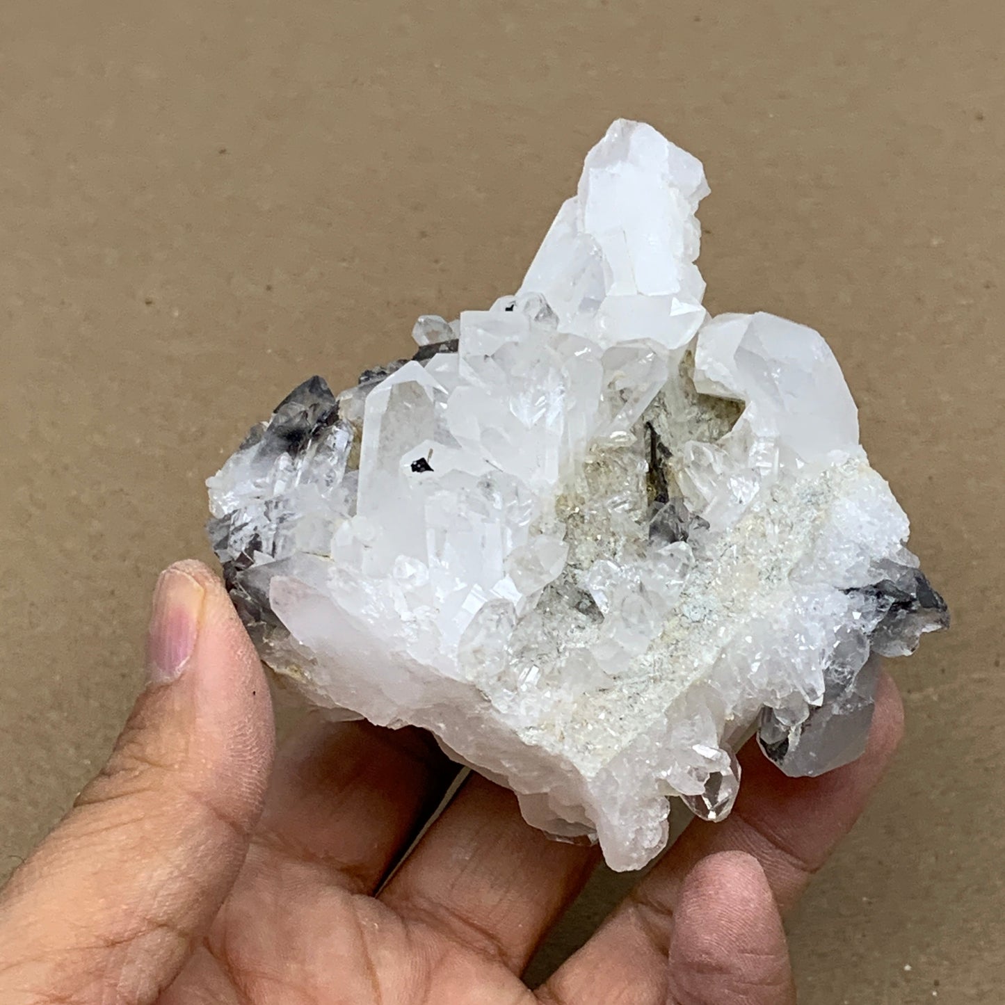 312.2g, 3.2"x2.9"x2.2", Natural Quartz Crystal Mineral,Specimen Terminated, B249