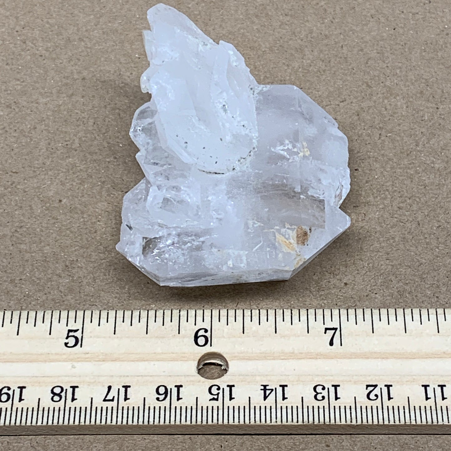 91.1g, 2.2"x1.9"x1.3", Faden Quartz Crystal Mineral,Specimen Terminated, B24938