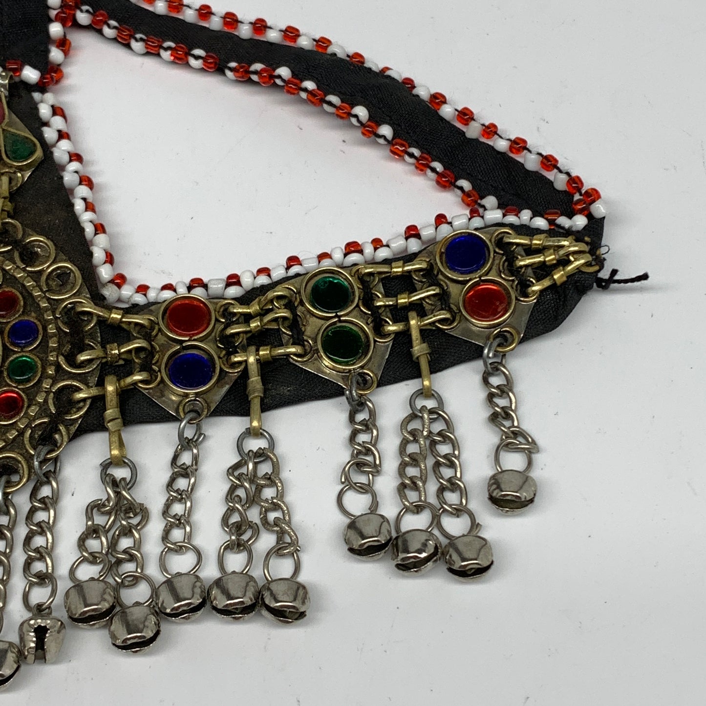 77.2g, Kuchi Headdress Headpiece Afghan Ethnic Tribal Jingle Bells @Afghanistan,